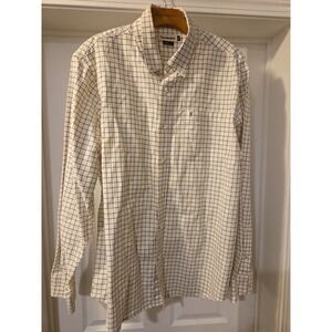 Tom Beckbe Checkered Long Sleeve Button Down - XL